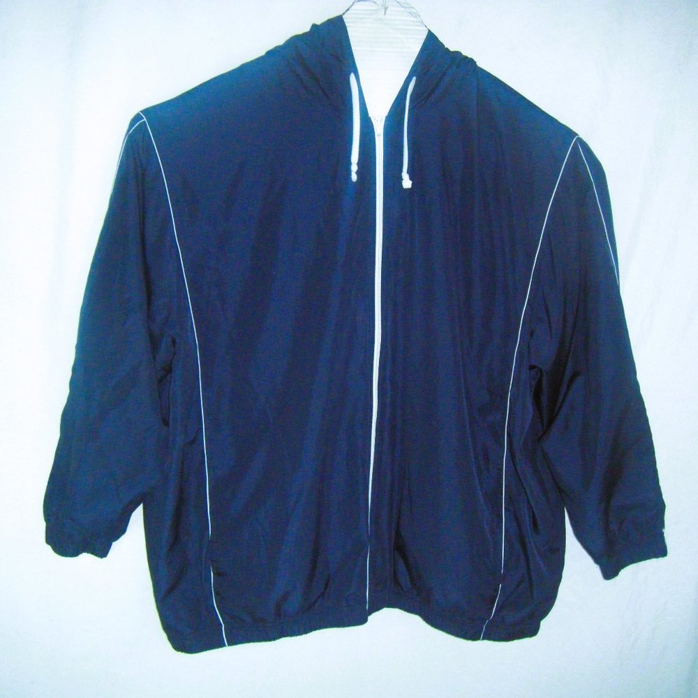 626 Blue Windbreaker Hoodie Jacket